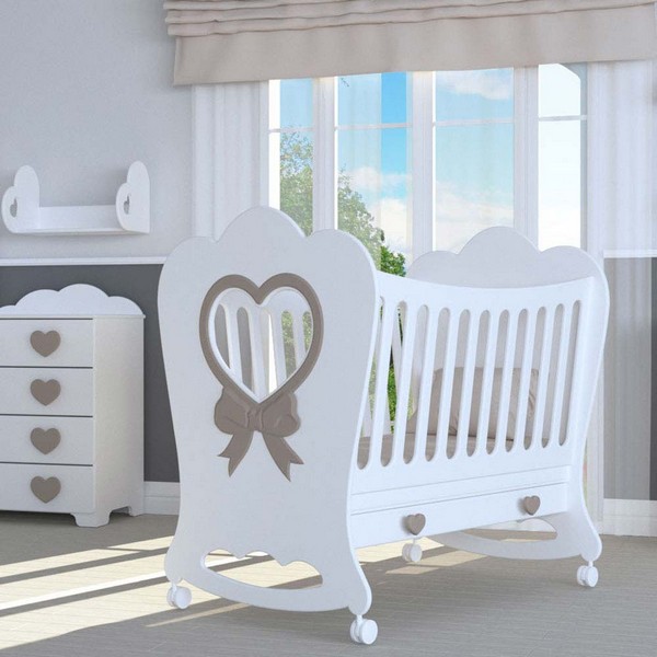 Продукт Bambino Casa Cuore Mio Tortora - Бебешко креватче Капучино - 0 - BG Hlapeta